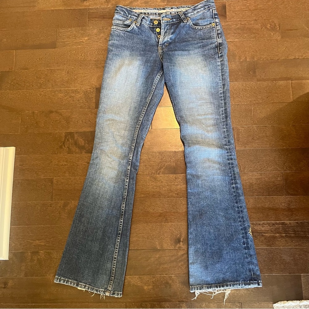 GSUS Vintage Low Rise Flared Jeans